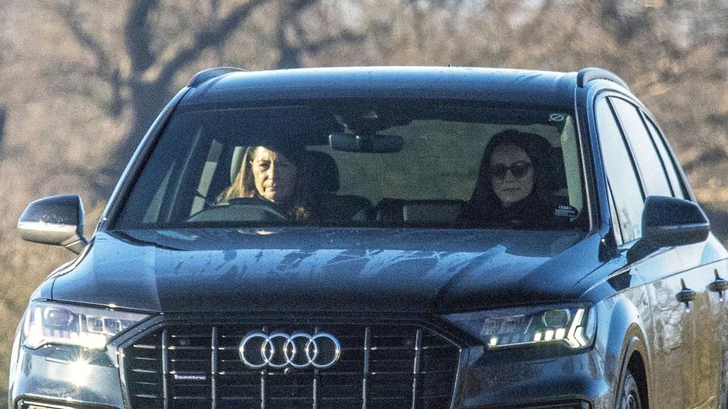 Carole Middleton was spotted driving a car with the Princess of Wales in the passenger seat in Windsor.