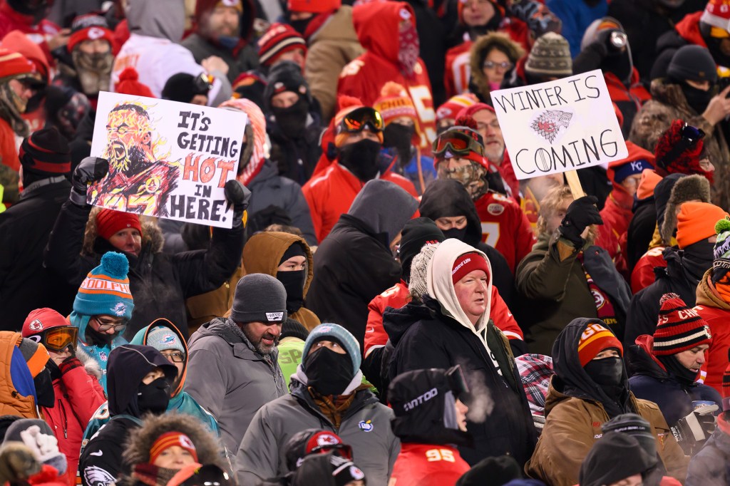 Chiefs and Dolphins fans attended one of the coldest games in NFL history during their matchup in January.