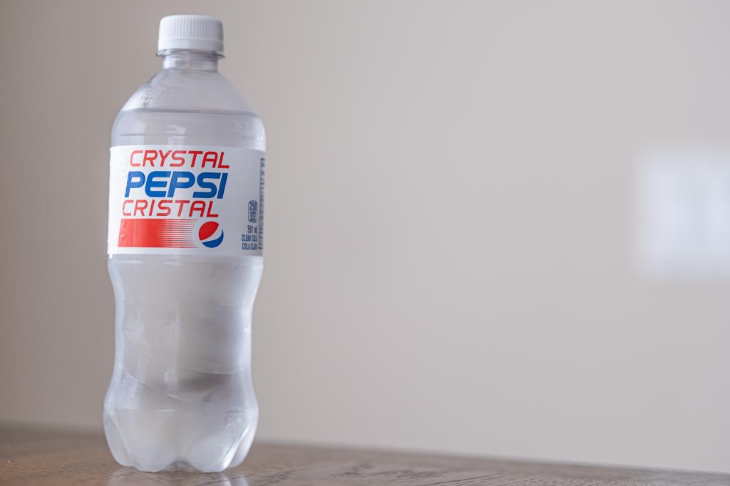 Crystal Pepsi was a no-caffeine, colorless version of the classic beverage. 