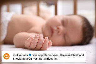 Baby gear company Stokke Baby defended a social media post criticizing gender stereotypes after it angered some parents.