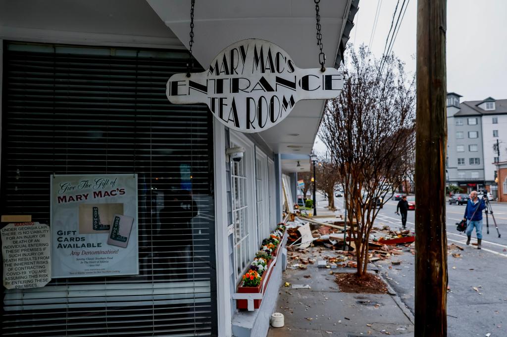 Mary Mac’s Tea Room, established in 1945 by Mary MacKenzie, is the only remaining tearoom in Atlanta. 