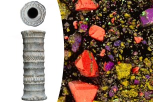 Archaeologists discovered the world's oldest physical form of lipstick found in Southeastern Iran.