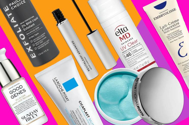 group of beauty products on sale