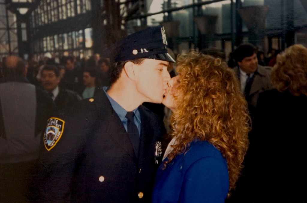 Detective Patrick Rafferty and wife Eileen at his graduation the New York Police Academy.