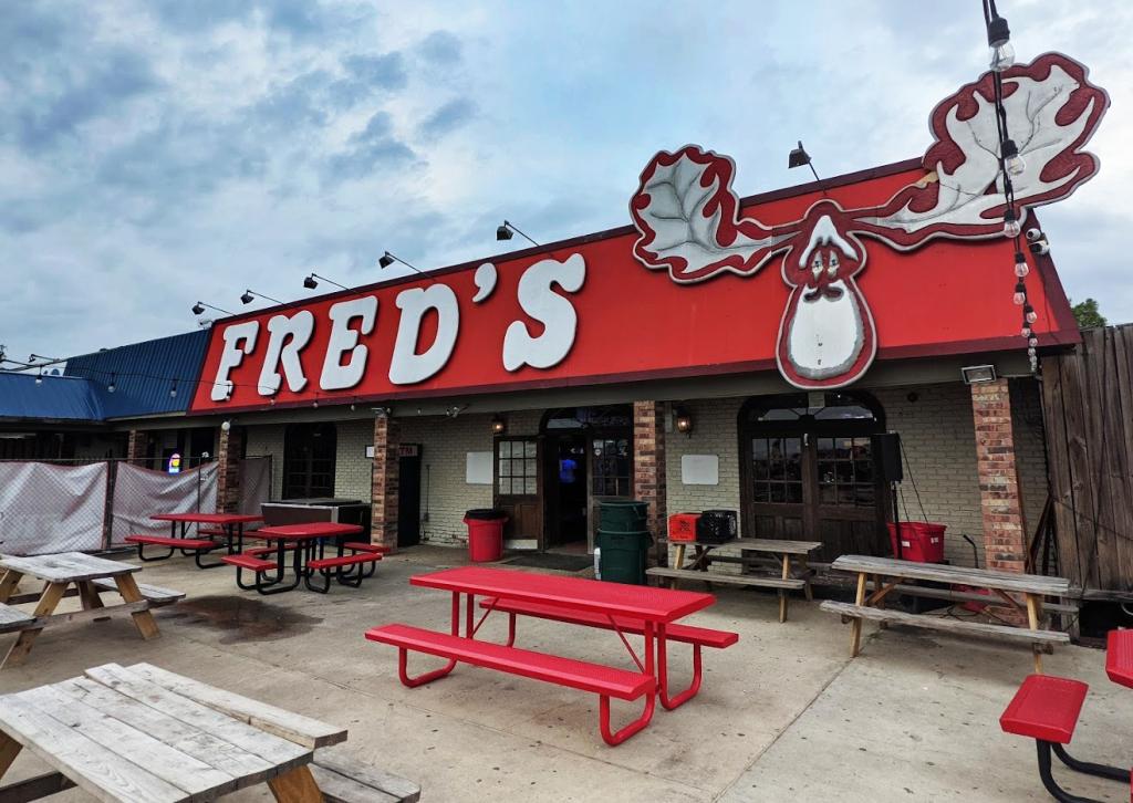 The fight happened at popular bar Fred's around 1:20 a.m. on Saturday. 