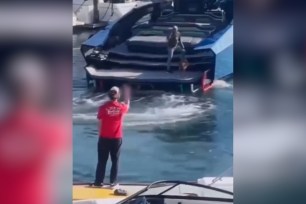 Ajay Thakore, a local entrepreneur in the San Diego area, attempted to dock his Lamborghini yacht at the private Marriot Marquis Marina.