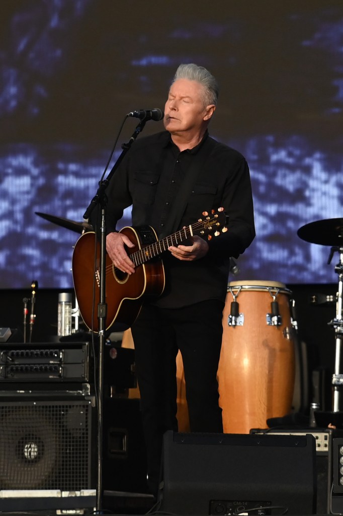 Don Henley on guitar