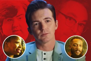 (Main) Drake Bell. (Background left) Dan Schneider. (Background right) Brian Peck. (Inset left) Giovonnie Samuels. (Inset right) Bryan Hearne.