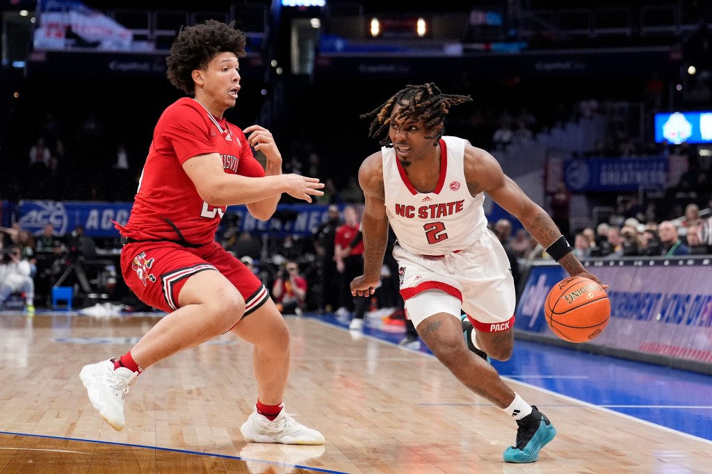 NC State defeated Louisville in the ACC Tournament.