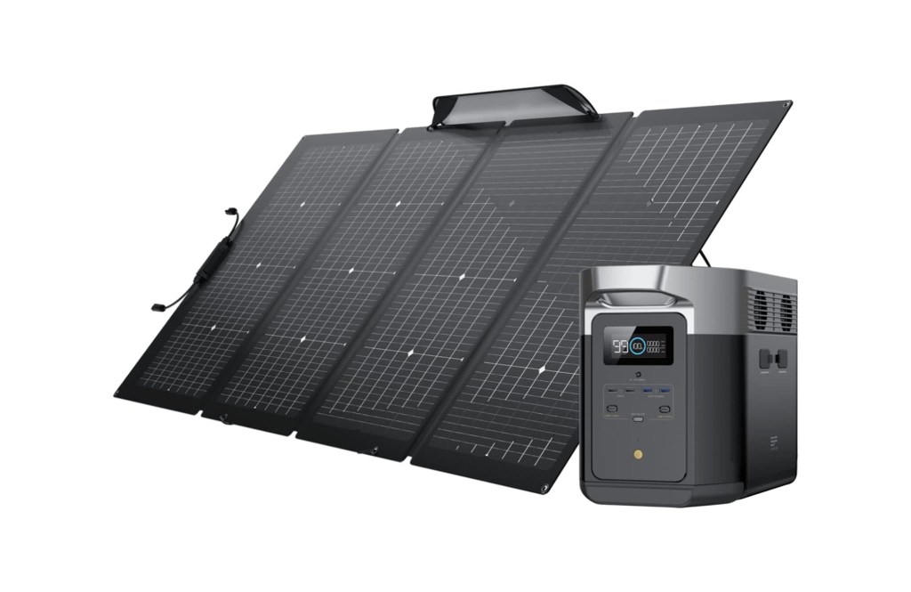 EF ECOFLOW Solar Generator DELTA Max (2000) 2016Wh with 220W Solar Panel