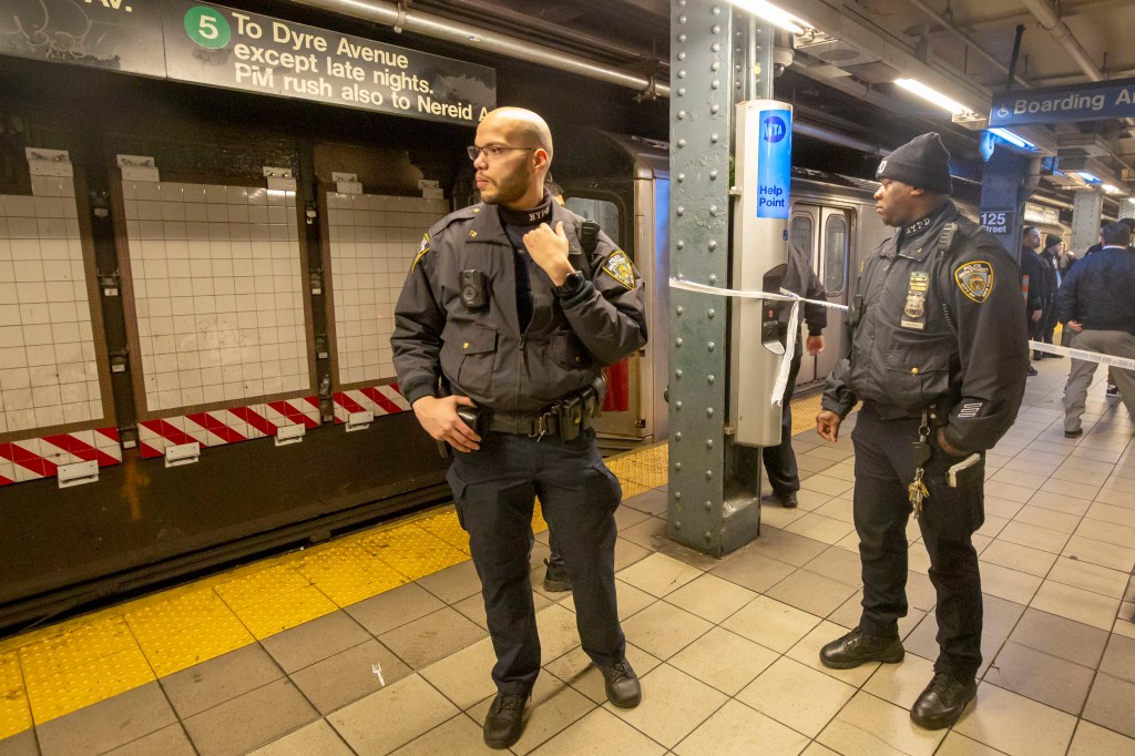 Fatal East Harlem subway shove. 