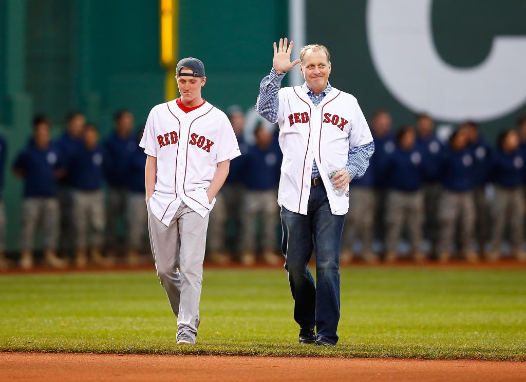 Curt Schilling at Fenway Park in 2014.