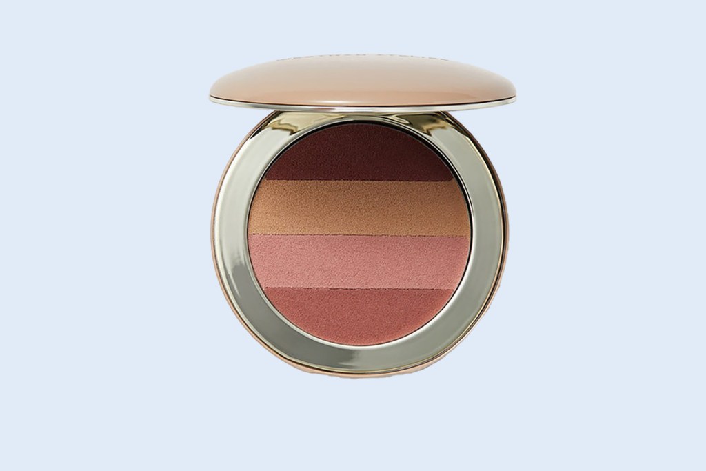 Image of a lip palette from Westman Atelier, featuring shades of brown and pink.