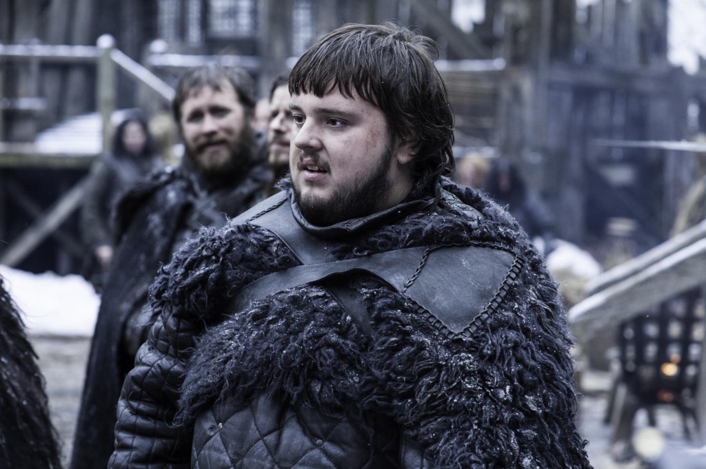 John Bradley as Samwell Tarly in "Game of Thrones." 