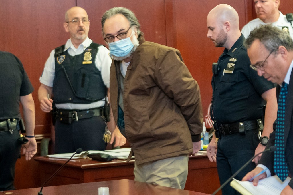 Gary Cabana at his arraignment in early 2023.