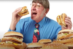 Man, 70, who has eaten a record 34,000 McDonald's Big Macs, says, 'People thought I'd be dead by now'
