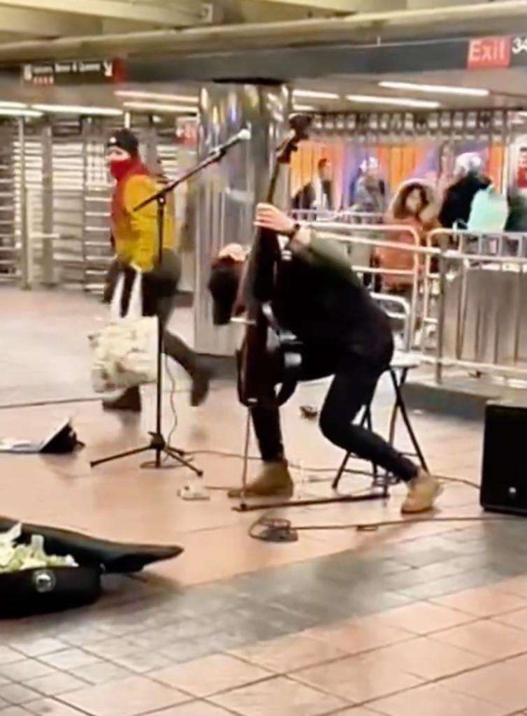 Iain Forrest is a MD-PhD Student in genetics/precision medicine student and was busking in the subway playing cello at 34th street when a stranger attacked him with his own water bottle