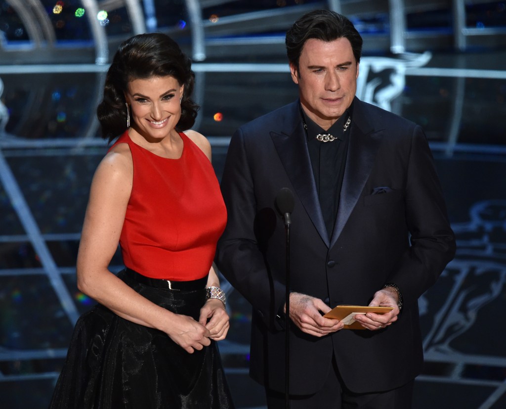 Despite the botching of her name, Menzel – Who had admitted that she had been thrown for a loop by the mistake — later appeared beside Travolta during the 2015 Oscars ceremony where she jokingly botched his name. 