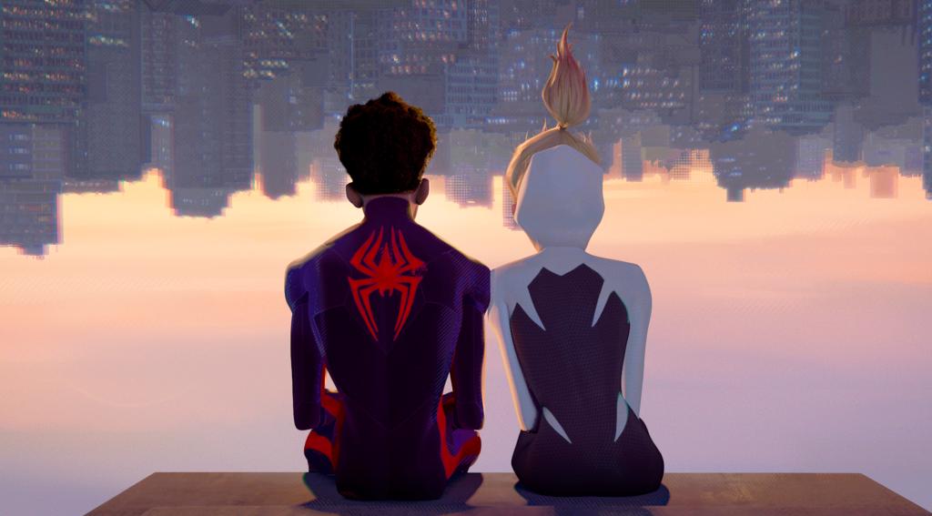  "Spider-Man: Across the Spider-Verse" movie scene.