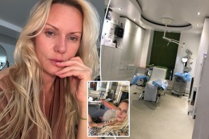 Gloria Vieira at Dr SW Clinics on Harley Street receiving Platelet Rich Plasma (PRP) injections, a treatment believed to enhance female sexuality