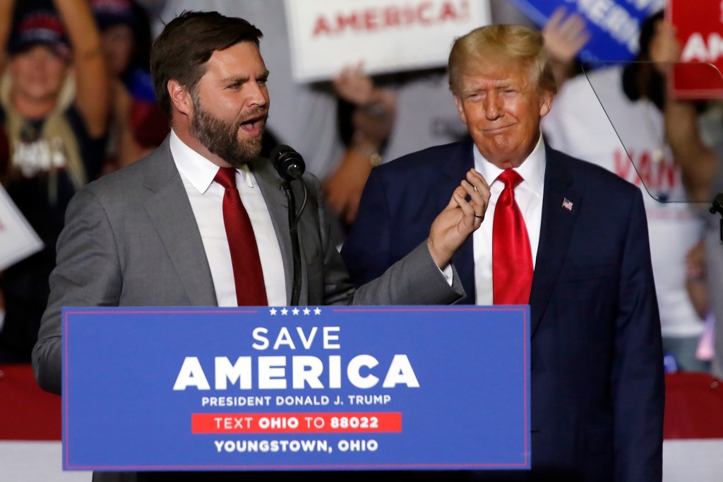 JD Vance with Donald Trump