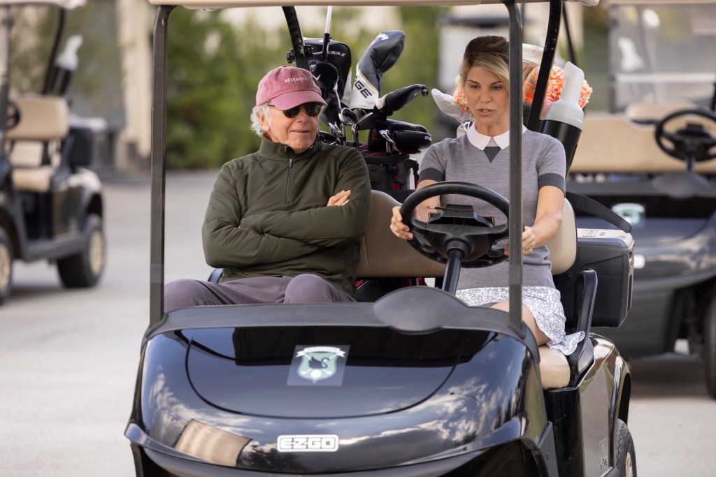 The "Curb Your Enthusiasm" version of Lori Loughlin has her showing her true colors while golfing with Larry.