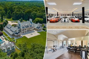 A captivating mansion and car lover's dream is hitting the market for a pricey $28.5M in Greenwich, CT.