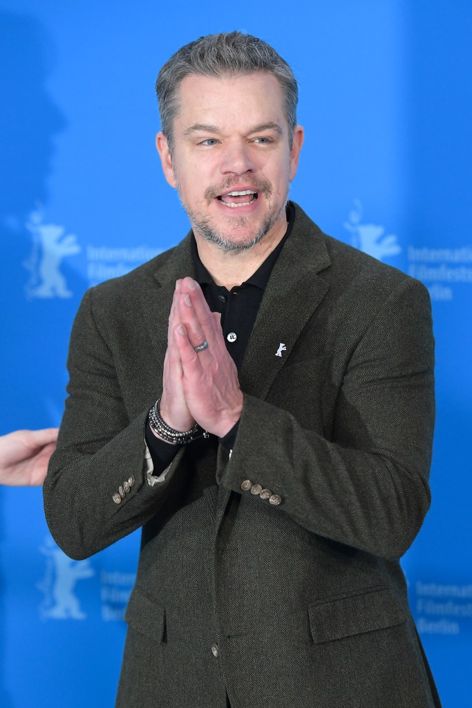 Matt Damon attends the "Small Things Like These" photocall during the 74th Berlinale International Film Festival on Feb. 15, 2024.