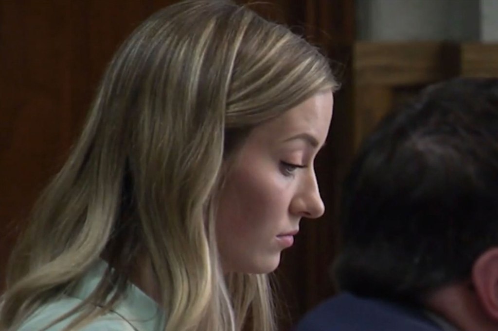 McKenna Kindred attends her sentencing hearing at Spokane County Superior Court on March 28, 2024.