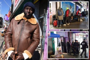 When cops found Ebou Sarr inside the locked-and-chained Old Fordham Library at 2556 Bainbridge Avenue at about 6:45 p.m. on Jan. 14, he told them that they were walking into “our migrant shelter.”