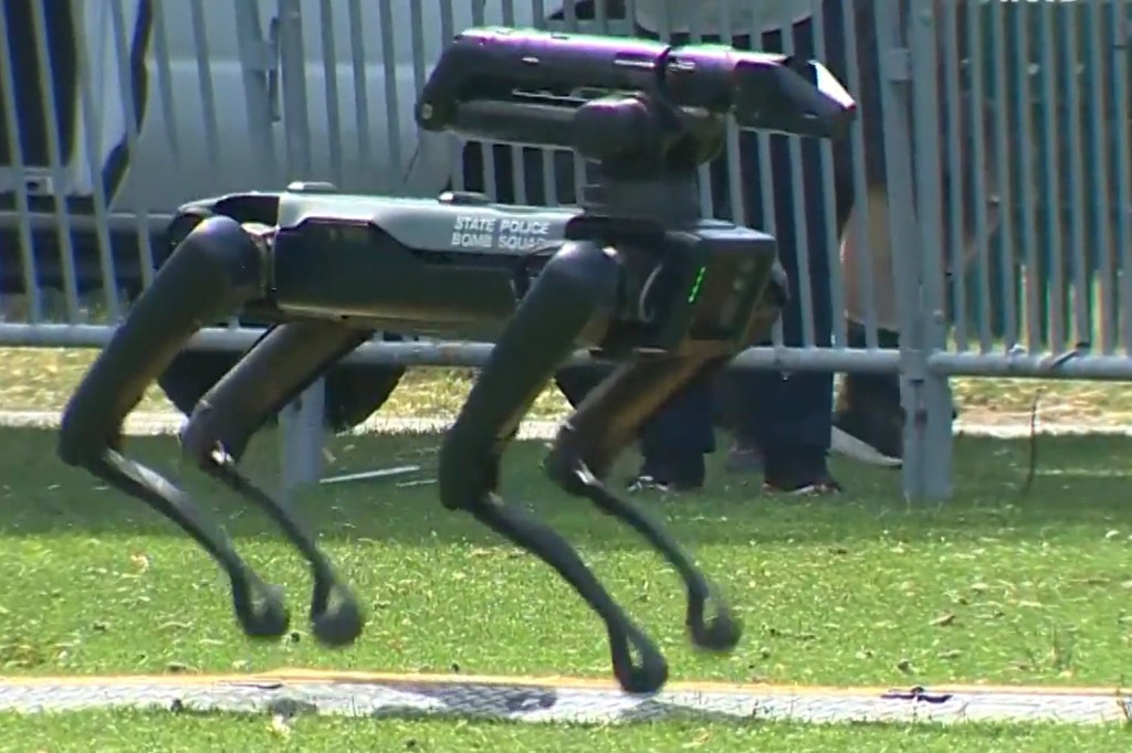 police robot dog