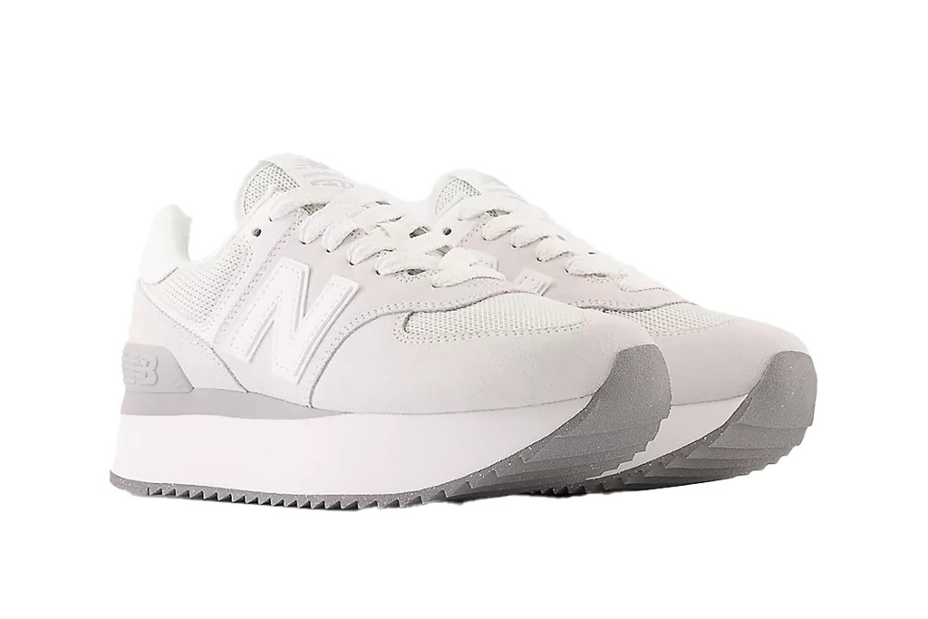 White sneakers from New Balance.