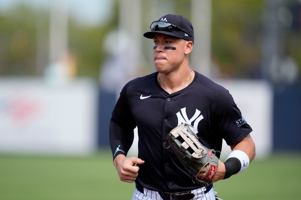 Aaron Judge will be moving to center field for the Yankees. 