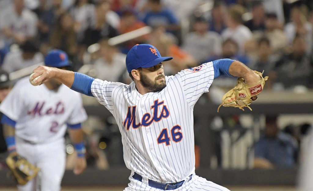 Bradford throws a pitch during an 8th-inning relief appearance against the Yankees on August 16, 2017.