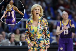 LSU advanced to the Elite Eight with a win against LSU on Saturday in Albany.