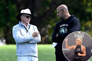 Woody Johnson denies having had a 'heated conversation' with Robert Saleh.