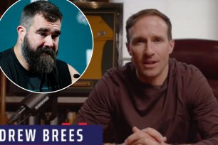 Drew Brees, Jason Kelce