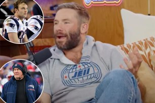 Julian Edelman accuses Wes Welker of making up Bill Belichick stories.