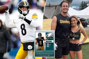 Kenny Pickett's wife reacts to QB's trade from Steelers to Eagles