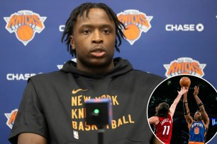 OG Anunoby 'real close' to returning to Knicks lineup as soon as 76ers rematch