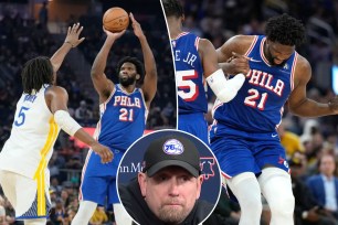 Sixers head coach Nick Nurse is optimistic that his star center Joel Embiid will return to the lineup before the start of the postseason on April 16.  