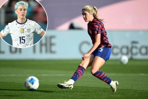 Korbin Albert apologized for "immature and disrespectful" social media activity that received criticism from Megan Rapinoe.