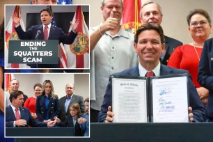 Ron DeSantis signs squatters bill