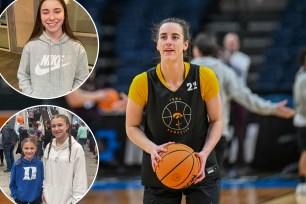Caitlin Clark's fans will watch her and Iowa play in the Sweet 16 on Saturday.