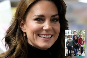 Prince George of Cambridge and a woman smiling with a child in a collage.