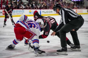 Rangers faceoffs