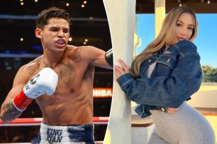Ryan Garcia had fans, fellow fighters and his ex-wife concerned after he shared a string of odd posts on social media on Sunday. 