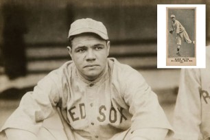 A 1916 Babe Ruth rookie baseball card could score hundreds of thousands of dollars when it hits the auction block later this month.  