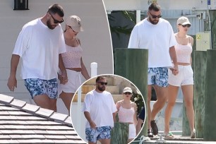 Taylor Swift and Travis Kelce hold hands in Bahamas