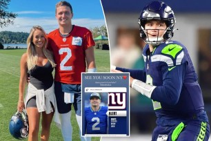 Drew Lock's wife, Natalie, celebrates QB joining the Giants